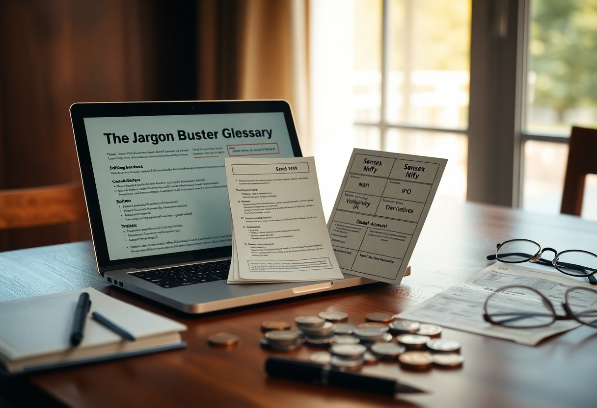 The Jargon Buster – Key Terms Every New Indian Investor Must Learn (Sensex, Nifty, Volatility & More)